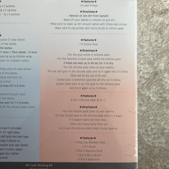 Brand New Lash Lift Kit Eyebrow Lamination & Reusable False Magnetic Eyelashes - Picture 13 of 16